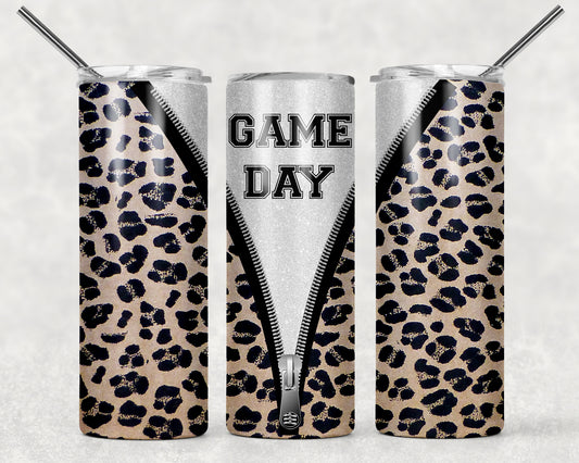 Game Day Leopard Tumbler